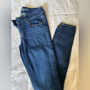 American Eagle Outfitters Dark Blue Skinny Jeans